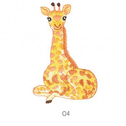Ecusson thermocollant girafon 5x7cm