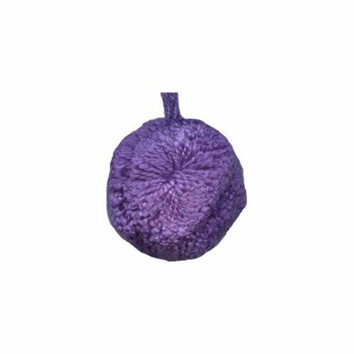 Lot de 12 pompons ronds 40mm lilas