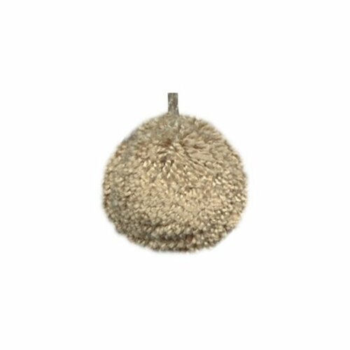 Lot de 12 pompons ronds 40mm beige