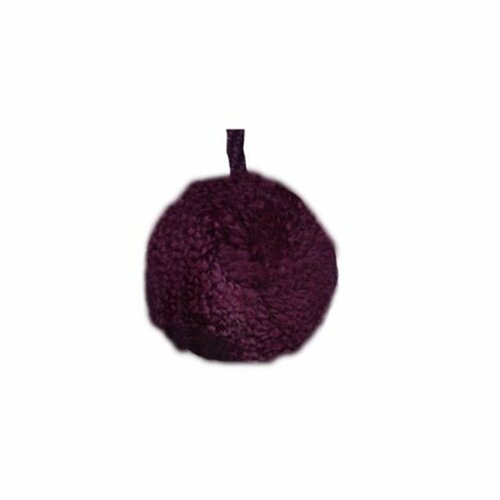 Lot de 18 pompons ronds 30mm aubergine