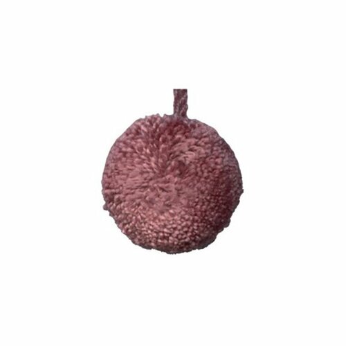 Lot de 18 pompons ronds 30mm vieux rose