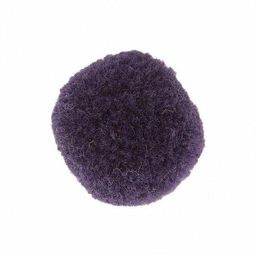 Lot de 9 pompons doux violet lilas 25mm