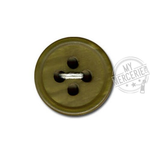 Lot de 6 boutons classique montmartre couleur tabac