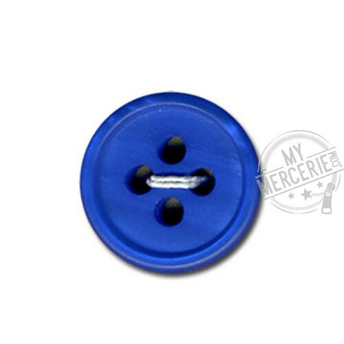 Lot de 6 boutons classique montmartre couleur bleu roy
