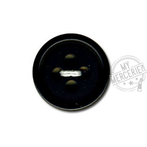 Lot de 6 boutons classique montmartre couleur noir