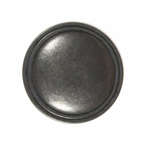 Lot de 6 boutons a queue bombée en nickel noir