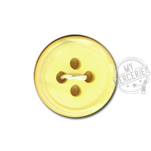 Lot de 6 boutons classique montmartre couleur jaune