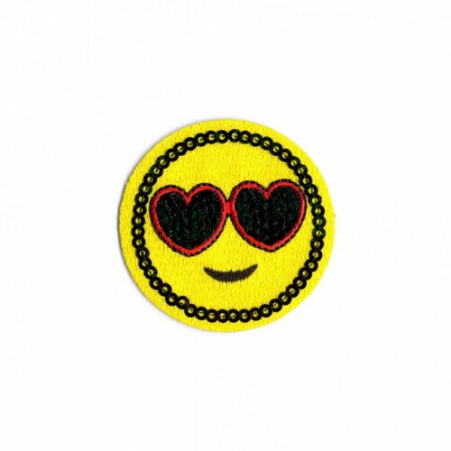 Ecusson thermocollant funny soleil 45mm