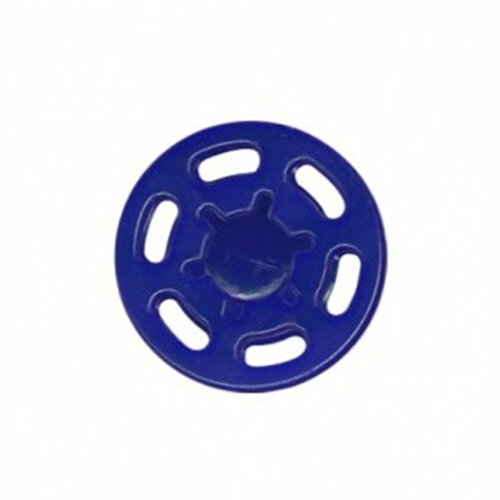 Bouton pression plastique 21mm bleu marine