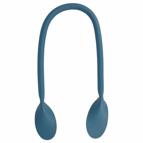 Lot de 2 anses de sac modernes  60 cm bleu pétrole