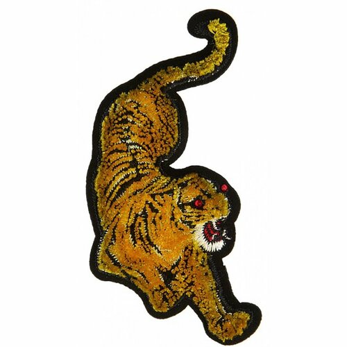 Ecusson thermocollant grand tigre 10cmx4cm