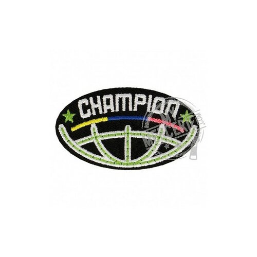 Ecusson thermocollant champion 2cm x 6cm