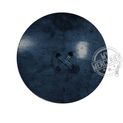 Maxi bouton coco 4 trous 7cm - marine 918-84606
