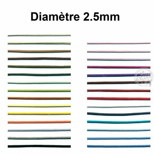 Lacet aspect cuir 2mm vendu au mètre - rouge 546-008