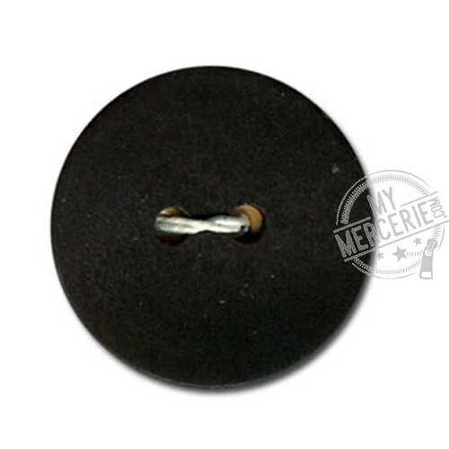 Bouton en nacre mate couleur noir