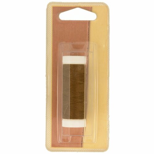 Bobine fil à coudre polyester 100m made in france - marron cigare c416
