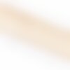 Bobine 20m frange pompons bicolore blanc 25mm