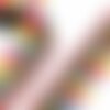 Bobine 15m frange pompons multicolore vif 30mm