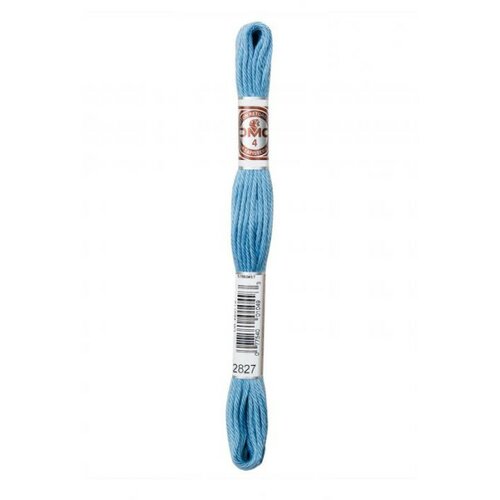 Echevette 10m dmc fil retors mat canevas tapisserie 100% coton bleu 2827