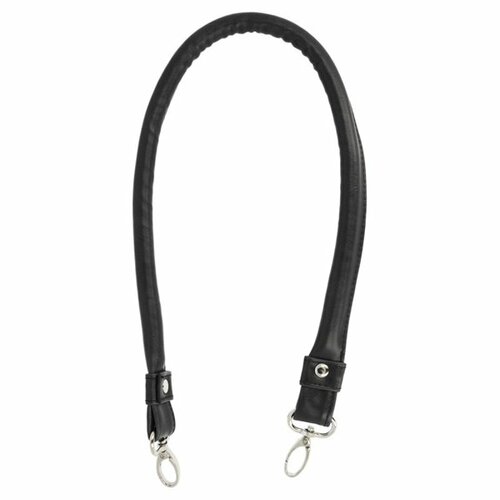 Lot de 2 anses de sac classiques noir 60cm