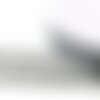 Bobine 13,5m guipure croisillons 30mm gris moyen