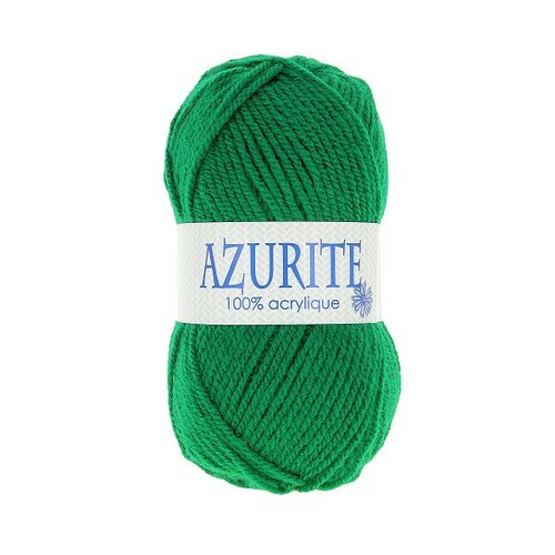 Lot de 10 pelotes de laine à tricoter azurite 100% acrylique vert normandie 0338