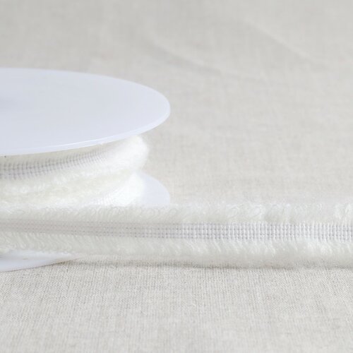 Galon robe stretch 20mm blanc au mètre
