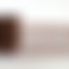 Bobine 13,5m broderie métallique sur tulle 62mm noir/or/rose