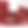 Bobine 10m ruban flocons rouge 63mm