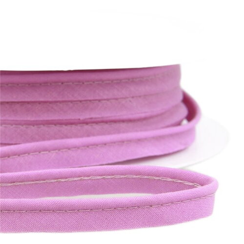 Bobine 25m passepoil robe biais tous textiles 10mm parme