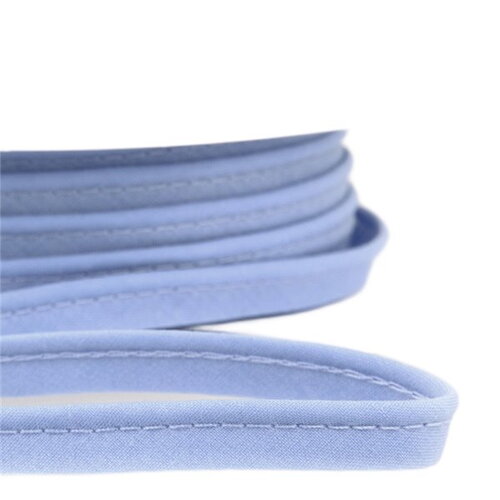 Bobine 25m passepoil robe biais tous textiles 10mm bleu clair