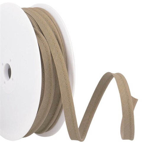 Bobine 25m passepoil mèche 2mm taupe