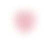 Ecusson thermocollant blason étoile sur laurier rose 4x3,5cm