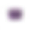Boîte à couture ovale 21x31x18cm pois violets