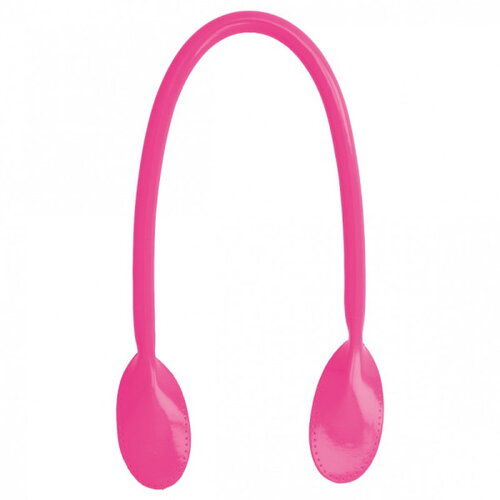 Lot de 2 anses de sac modernes  60 cm rose fluo