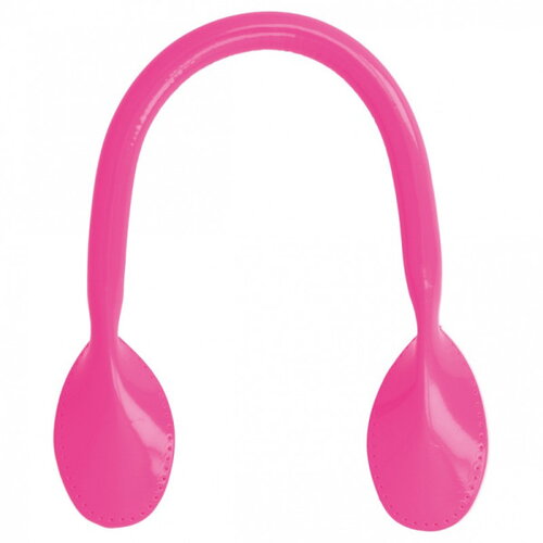 Lot de 2 anses de sac modernes  60 cm rose fluo