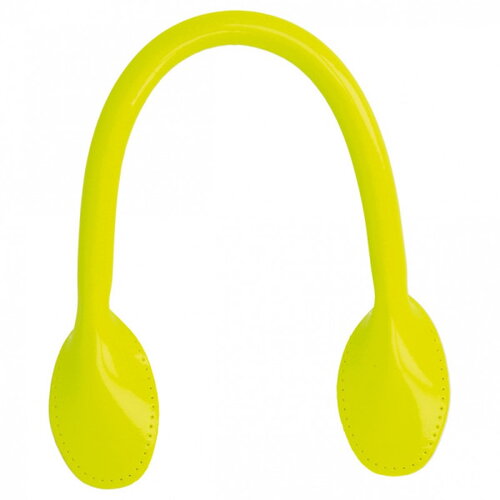 Lot de 2 anses de sac modernes 38 cm jaune fluo