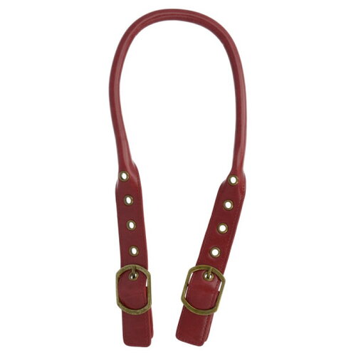 Lot de 2 anses de sac réglables 60cm bordeaux