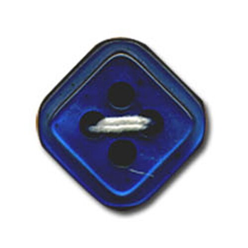 Bouton carré à 4 trous couleur bleu nuit