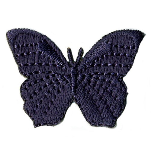Ecusson thermocollant papillon prune 3.5cmx3cm