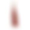 Pompon avec fermoir rouge 9cm