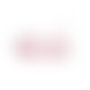 Pompon fourrure artificielle 50x60mm rose pâle