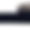 Bobine 10m elastique monte-jupe côtelé bleu marine