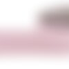Bobine 10m elastique monte-jupe côtelé rose