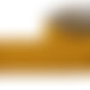 Bobine 10m elastique monte-jupe côtelé jaune moutarde