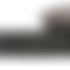 Bobine 10m elastique monte-jupe côtelé gris noir