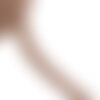 Passepoil cordon fils 6mm beige/rose au mètre