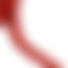 Passepoil cordon fils 6mm rouge hermès au mètre