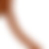 Passepoil cordon fils 6mm orange rouille au mètre