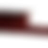 Bobine 15m galon vagues 18mm rouge bengale